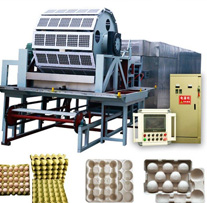 Large egg tray machine